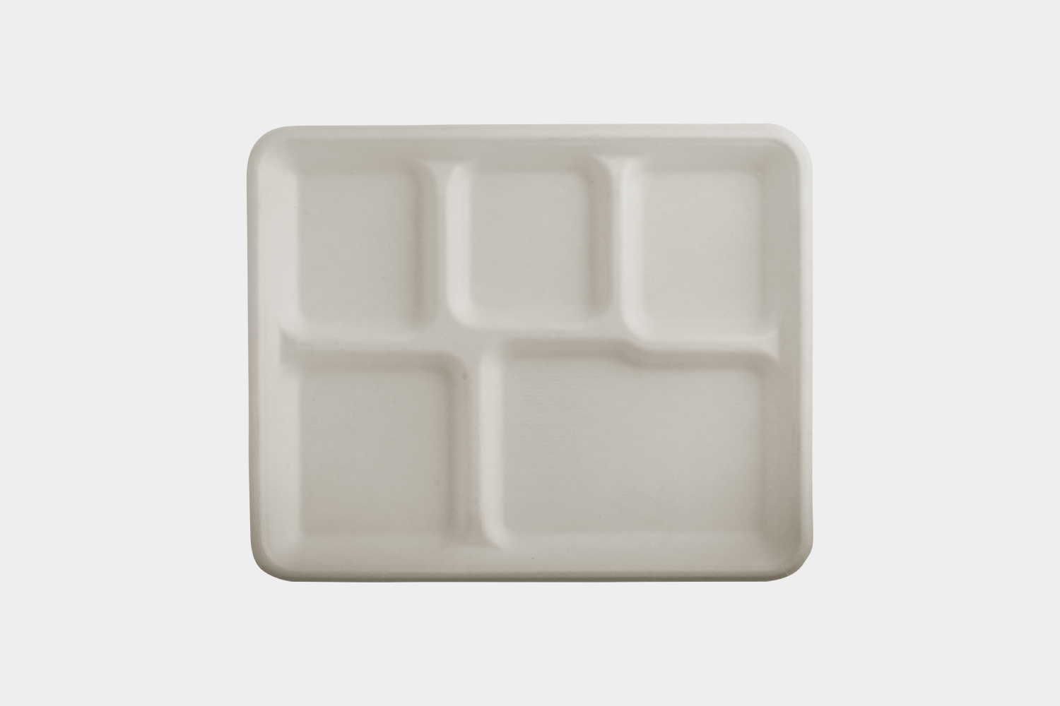 Bio-Degradable lunch tray By Ecolates