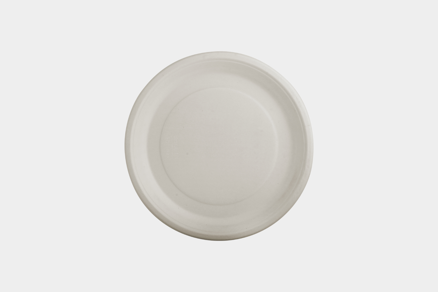Flat Round Bagasse Plate - Disposable Plates By Ecolates