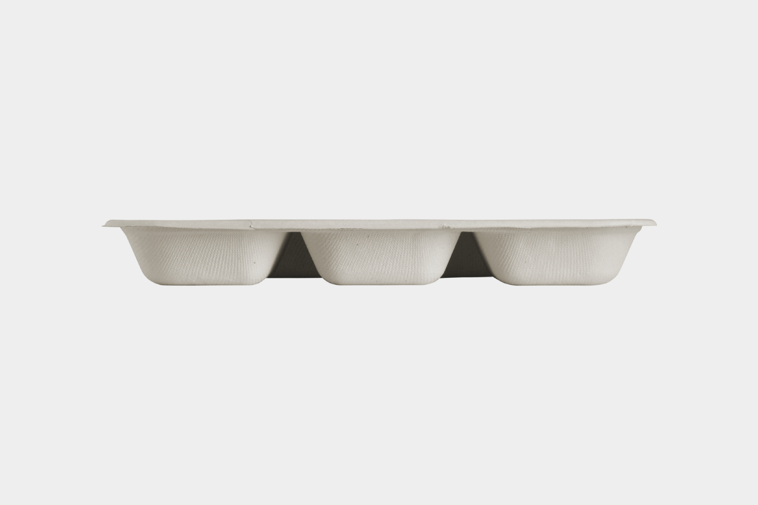 4 section Bagasse Plate by Ecolates