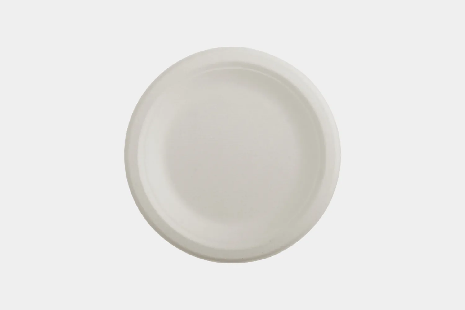 10″ Round Bagasse Plate view 3