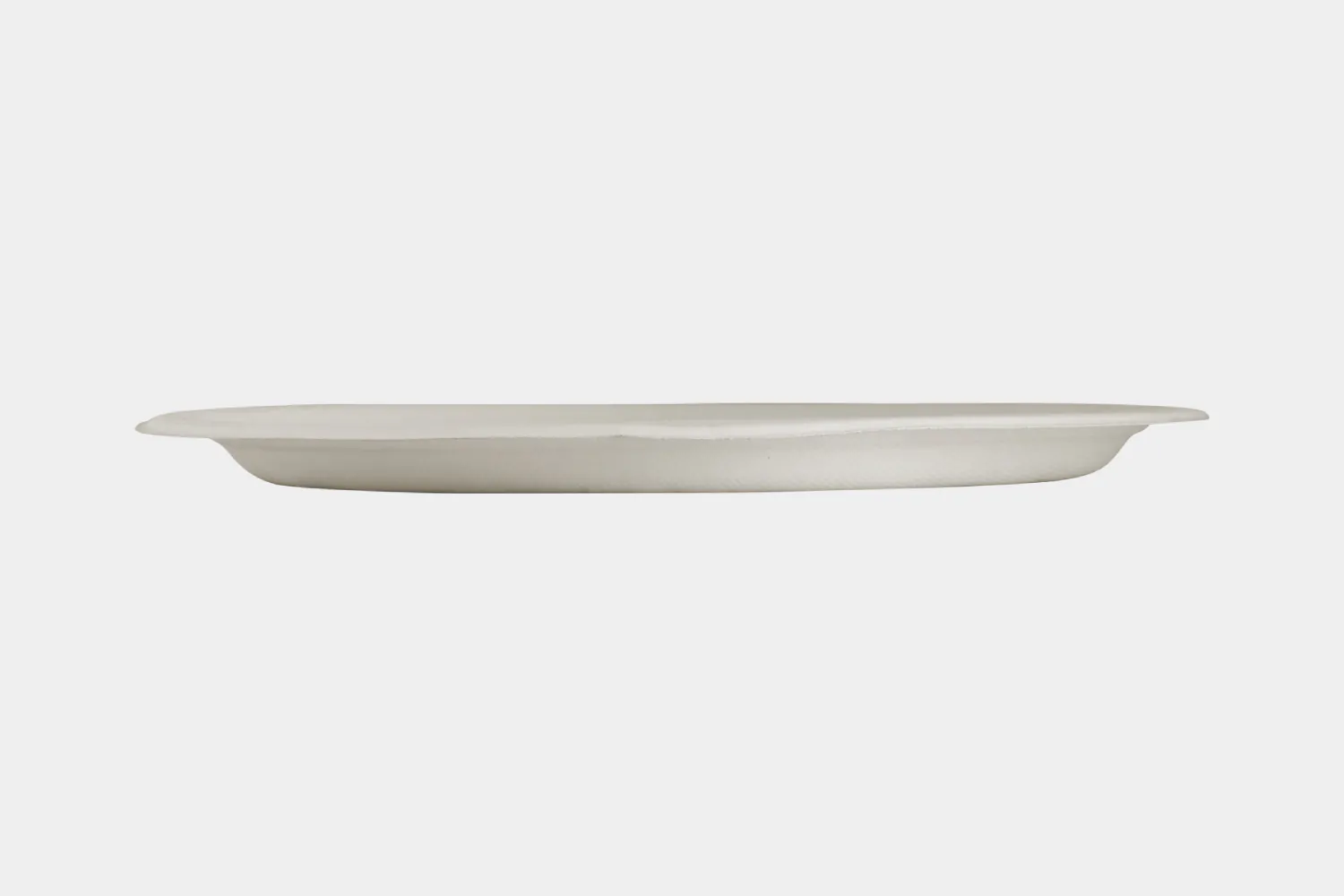 9″ Round Bagasse Plate view 4