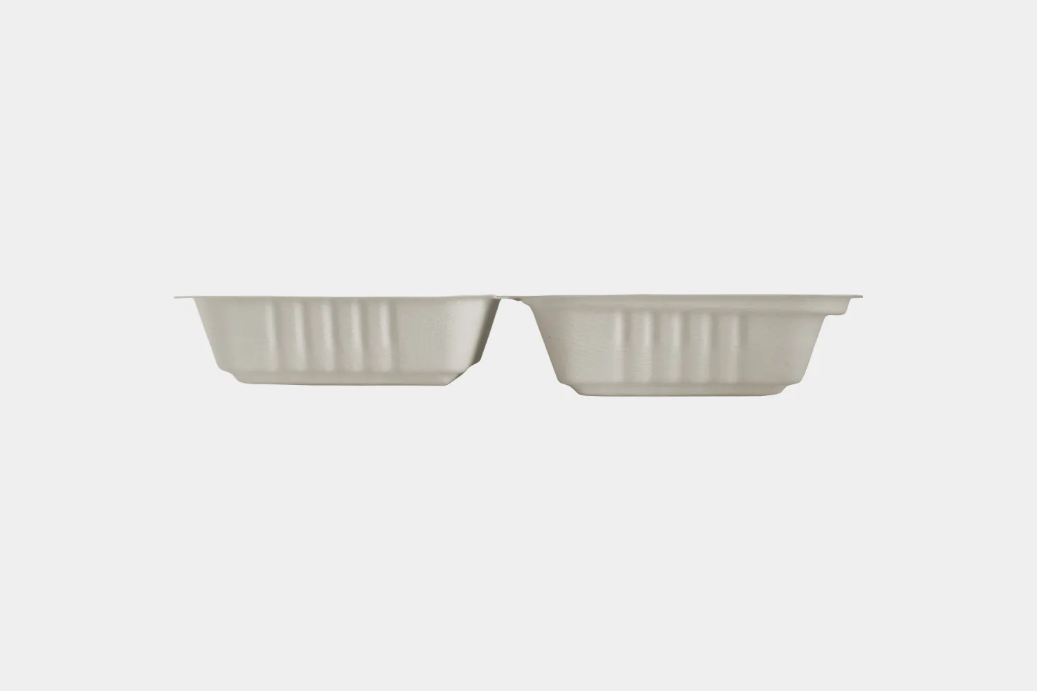 9″x9″ Square Bagasse Food Container Hinged Lid view 4
